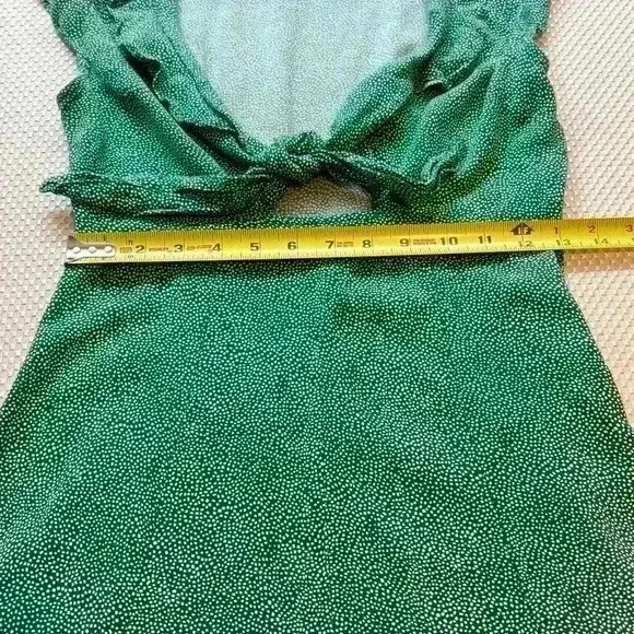 Auguste the Label Diamond Rumba Midi Dress Green size 4